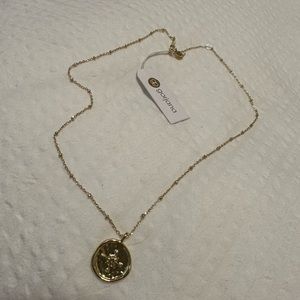 Gorjana Compass Coin Necklace